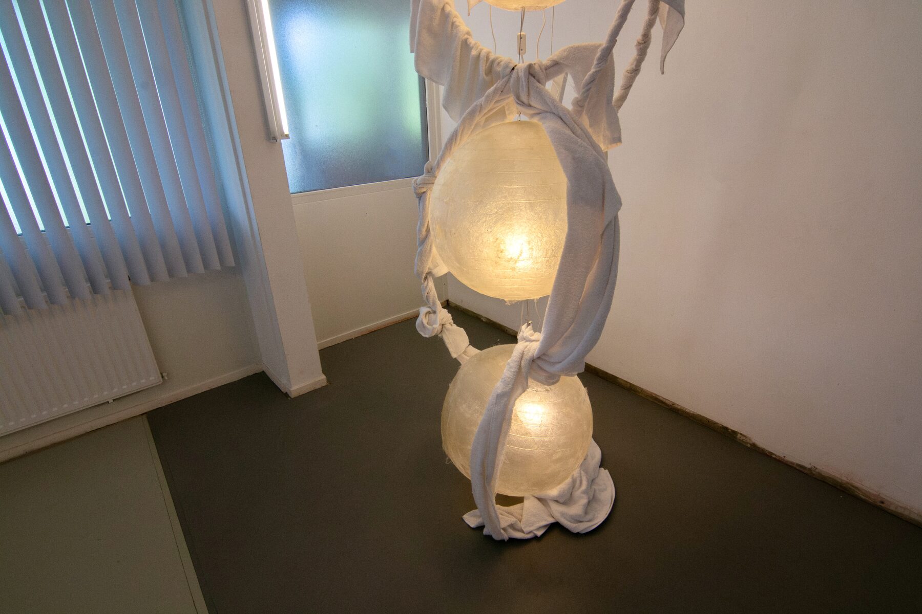 Making-With installation view, lantern sculpture detail