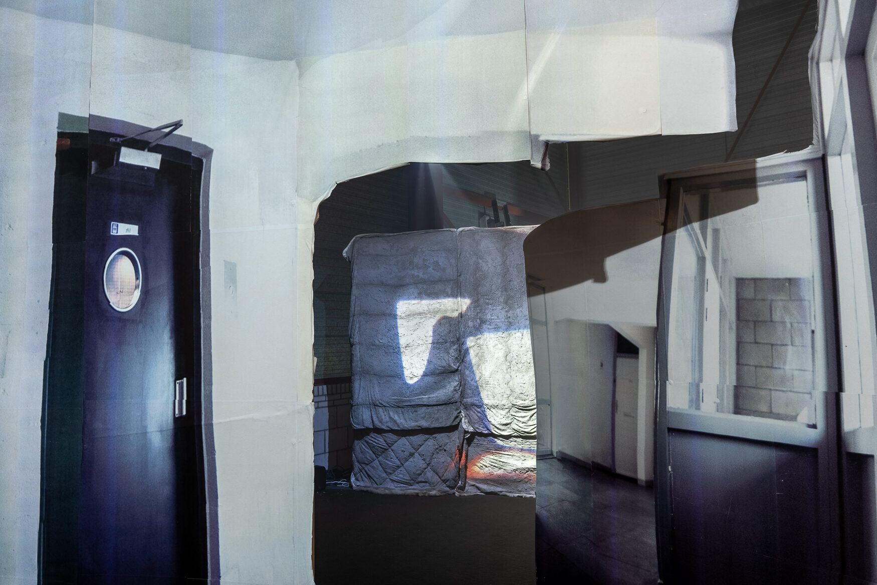 Nowhere Now Here, projection detail